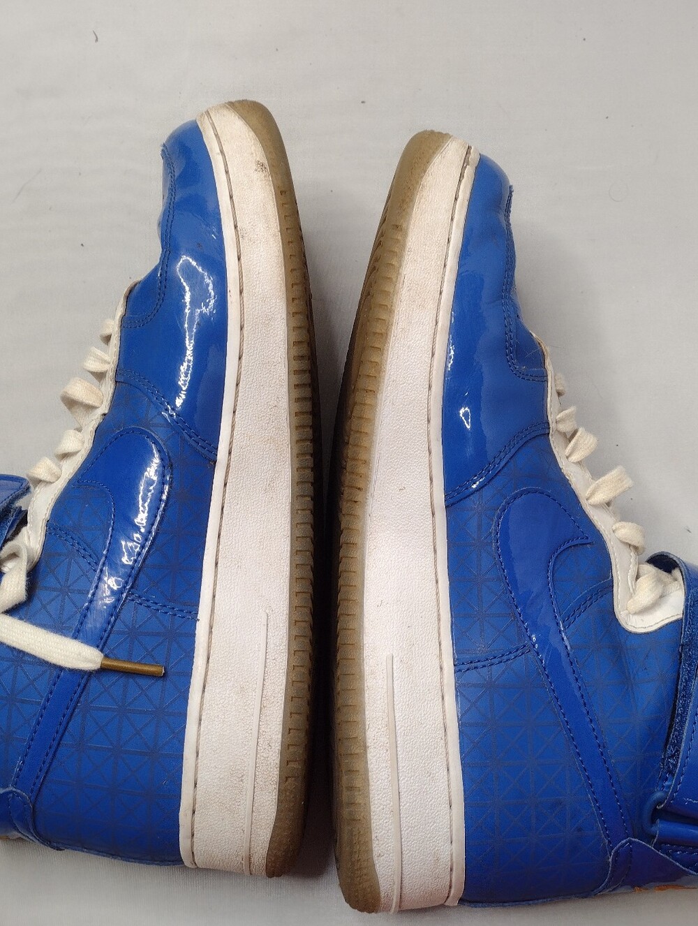 Nike Air Force 1 High Detroit Pistons NBA 2004 Finals CI9880-400 Mens Size 10 FF - Picture 9 of 10